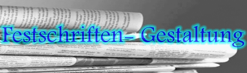 Banner Festschriften-Gestaltung